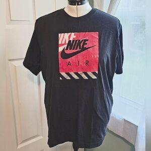 Men's Nike Air T-shirt Reflective XL Black & Red
